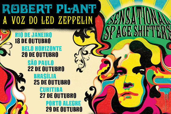 ROBERT PLANT NO BRASIL  –  São Paulo e Porto Alegre Outubro 2012
